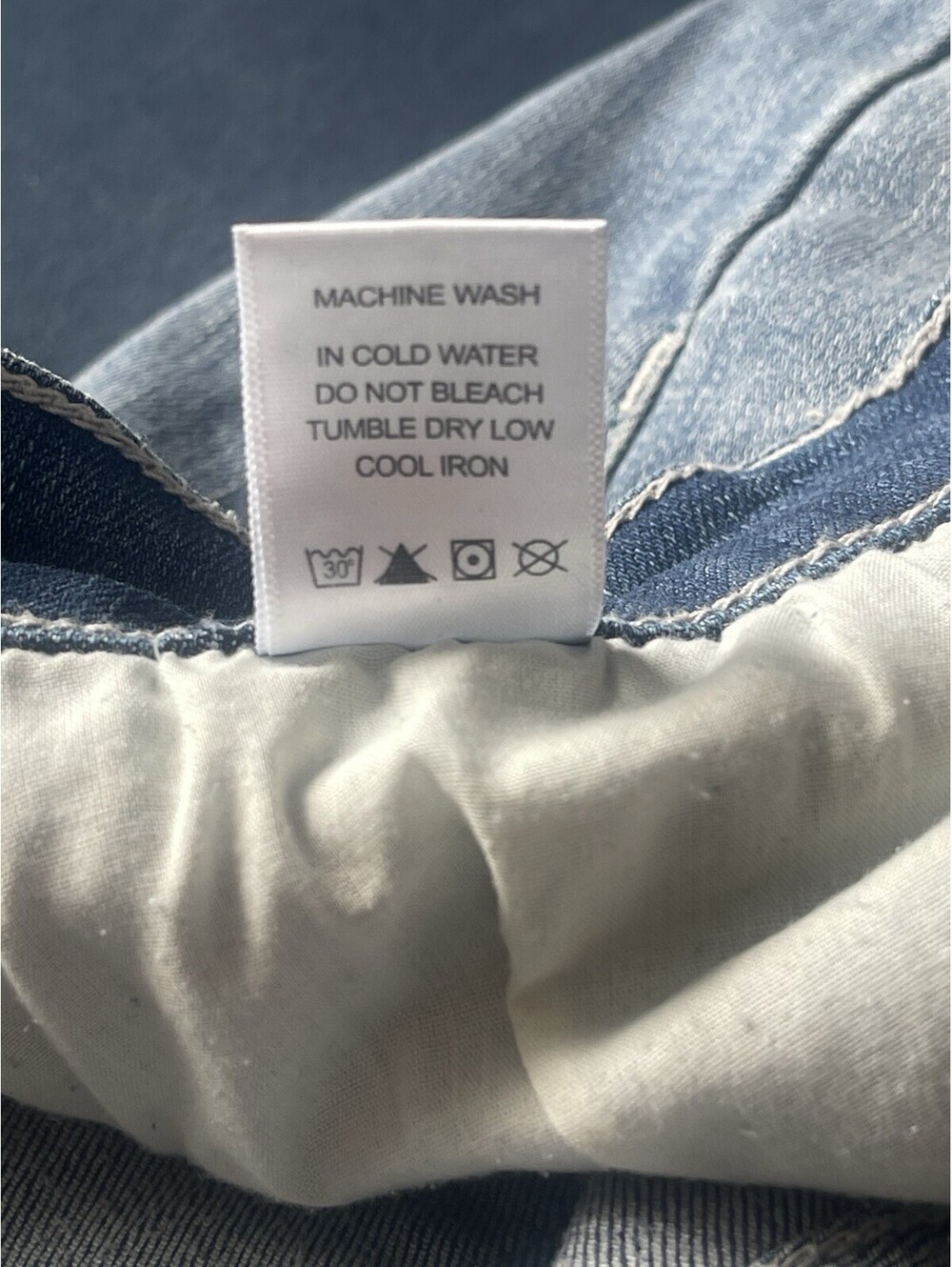 Judy Blue Jeans 9/29 Blue Relaxed Fit Stretch Denim Distressed Cotton JB8273MD - Picture 11 of 15